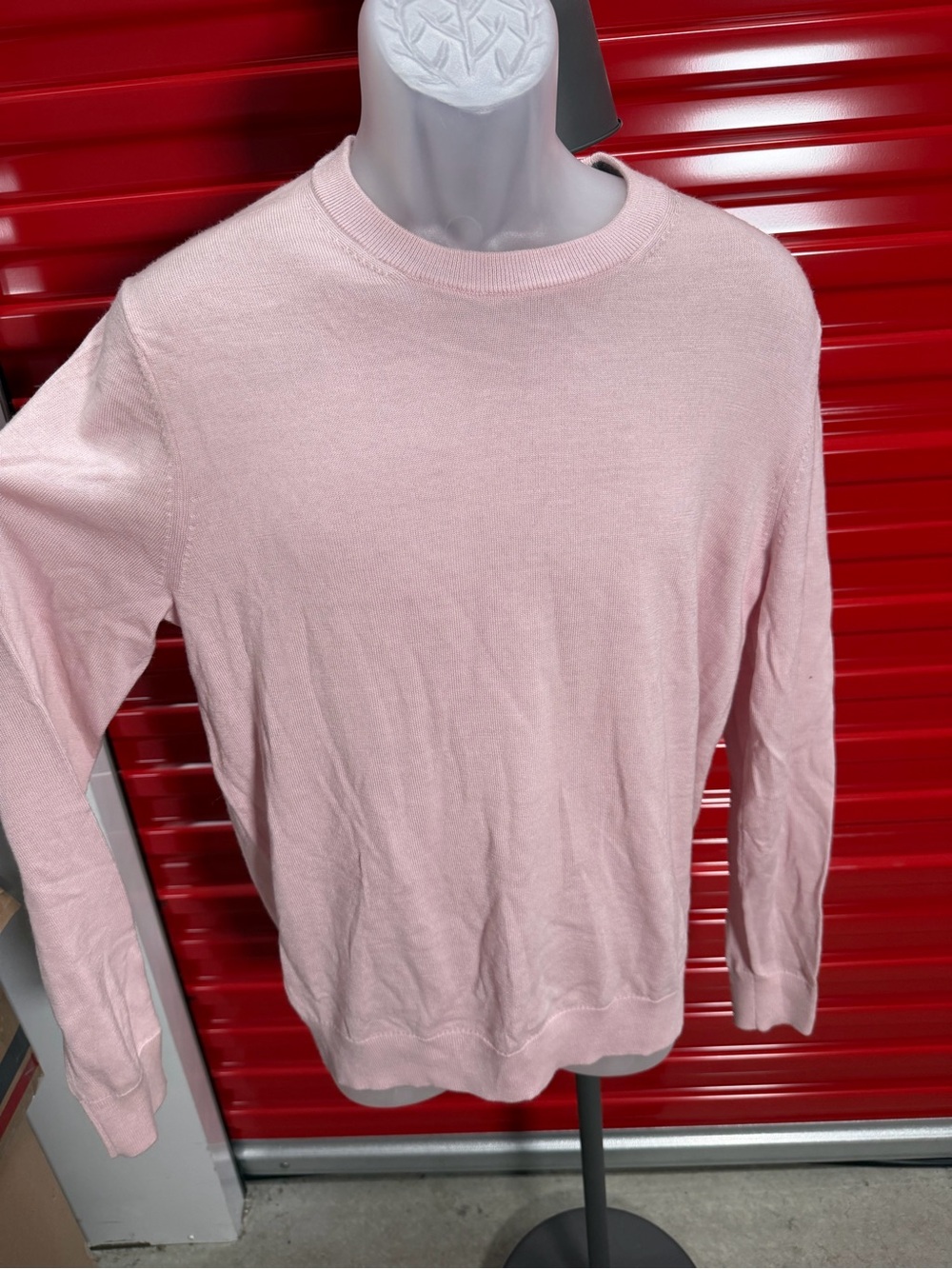 Banana Republic Men’s Crewneck Sweater in Light Pink